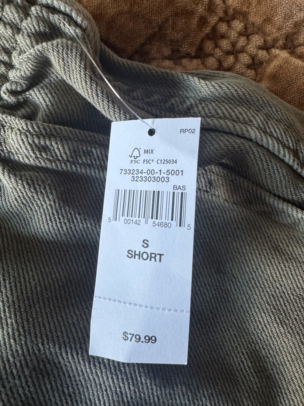 GAP Cropped Ankle Jeans in Olive